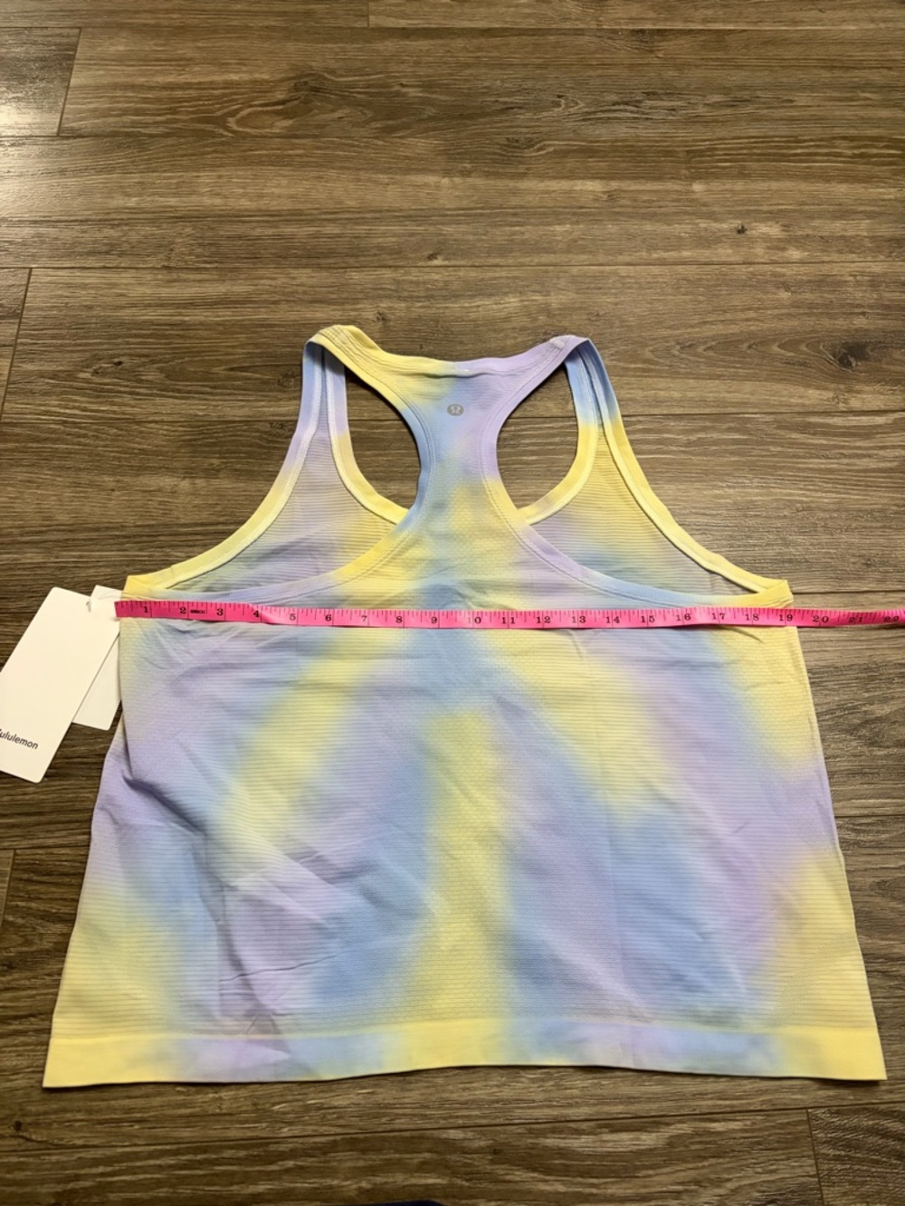 NWT Lululemon Swiftly Tech Racerback Tank 2.0 Waist Psychedelic Wash Lavender 12 - Picture 6 of 6